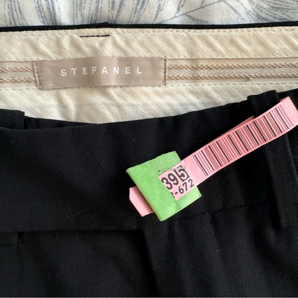 STEFANEL Italy black Slim Trouser Comfort Stretch suite Pant size 4 VGUC - Picture 17 of 17